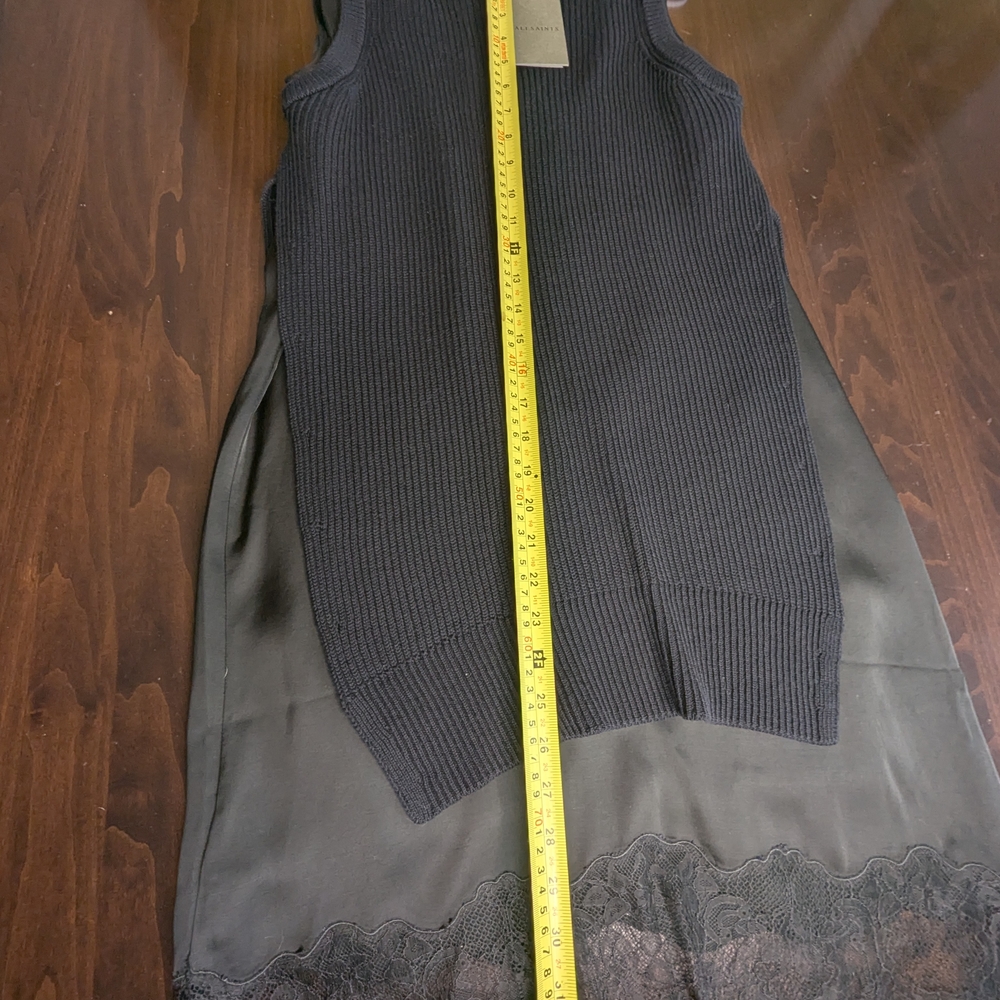 BNWT ALL SAINTS ELOISE SLIP DRESS, SIZE MEDIUM - Picture 15 of 16